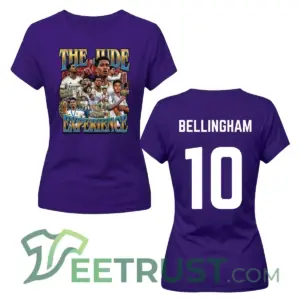 Jude Bellingham 10 England Ladies Football Shirt T-Shirt Phonecase